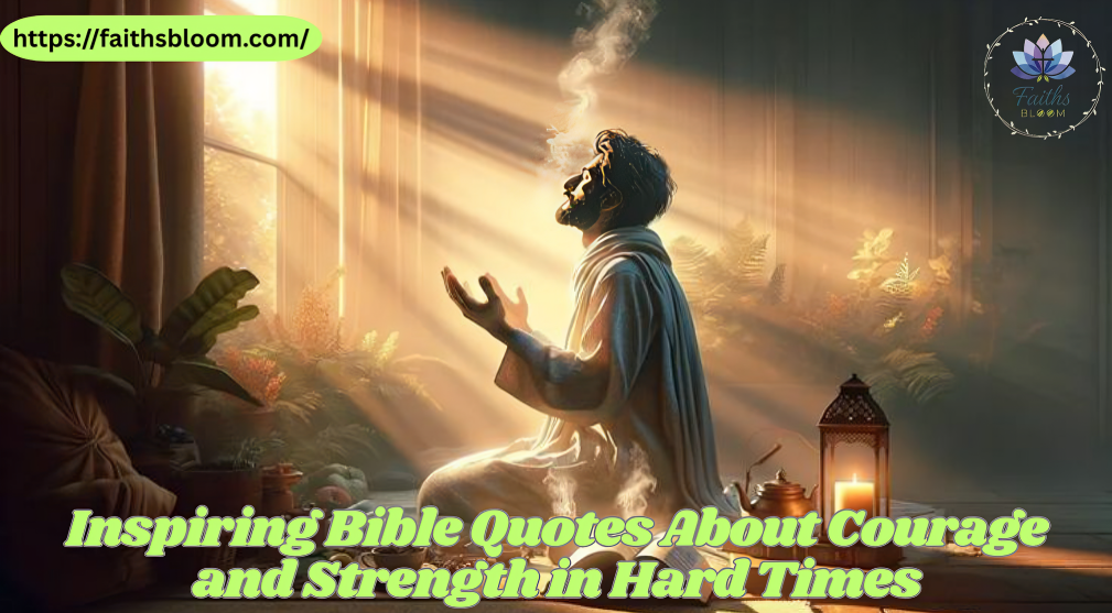 Inspiring Bible Quotes About Courage and Strength in Hard Times