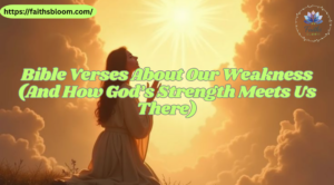 Bible Verses About Our Weakness (And How God’s Strength Meets Us There)