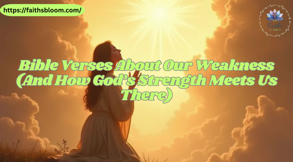Bible Verses About Our Weakness (And How God’s Strength Meets Us There)