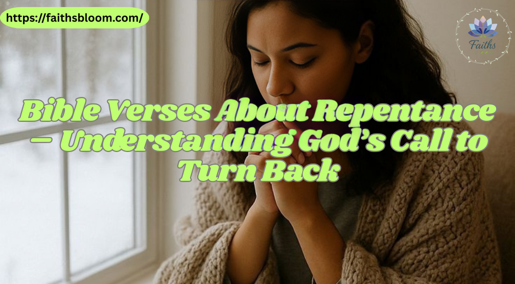 Bible Verses About Repentance – Understanding God’s Call to Turn Back