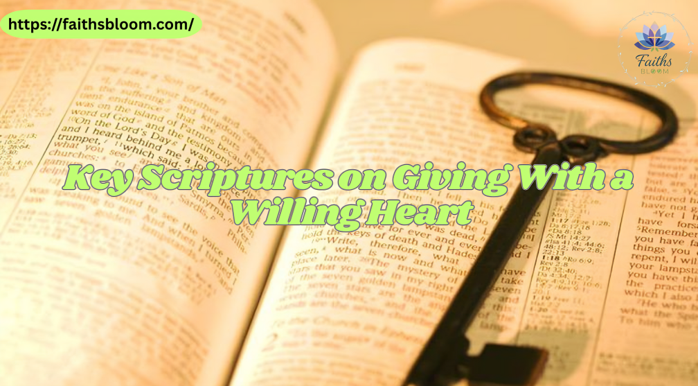 Key Scriptures on Giving With a Willing Heart