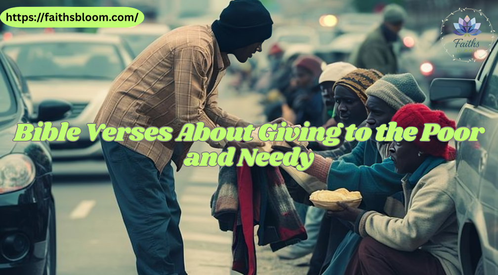 Bible Verses About Giving to the Poor and Needy