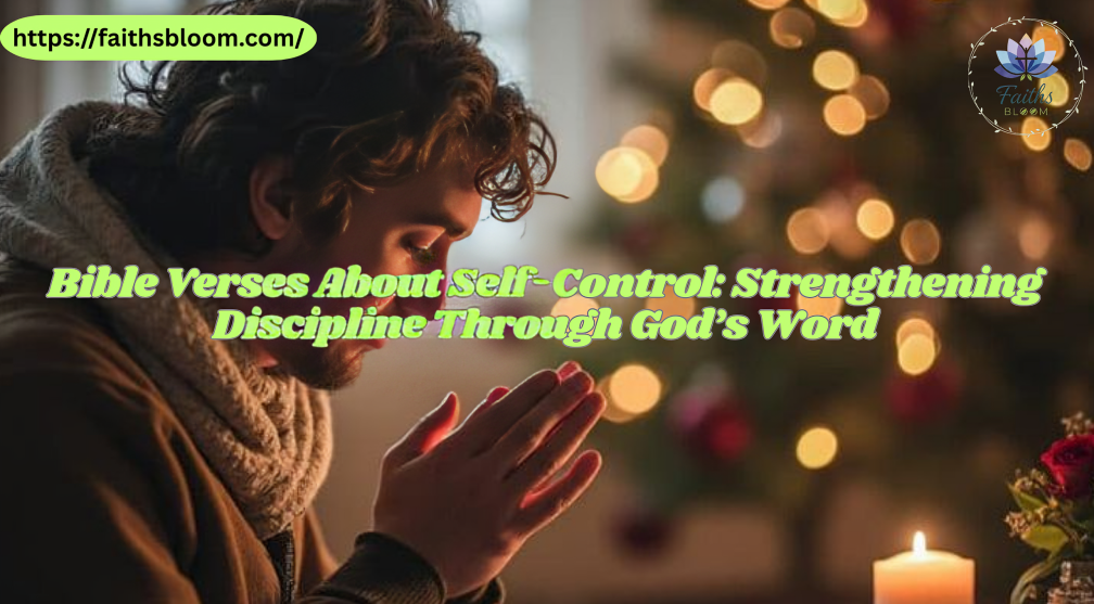 Bible Verses About Self-Control: Strengthening Discipline Through God’s Word