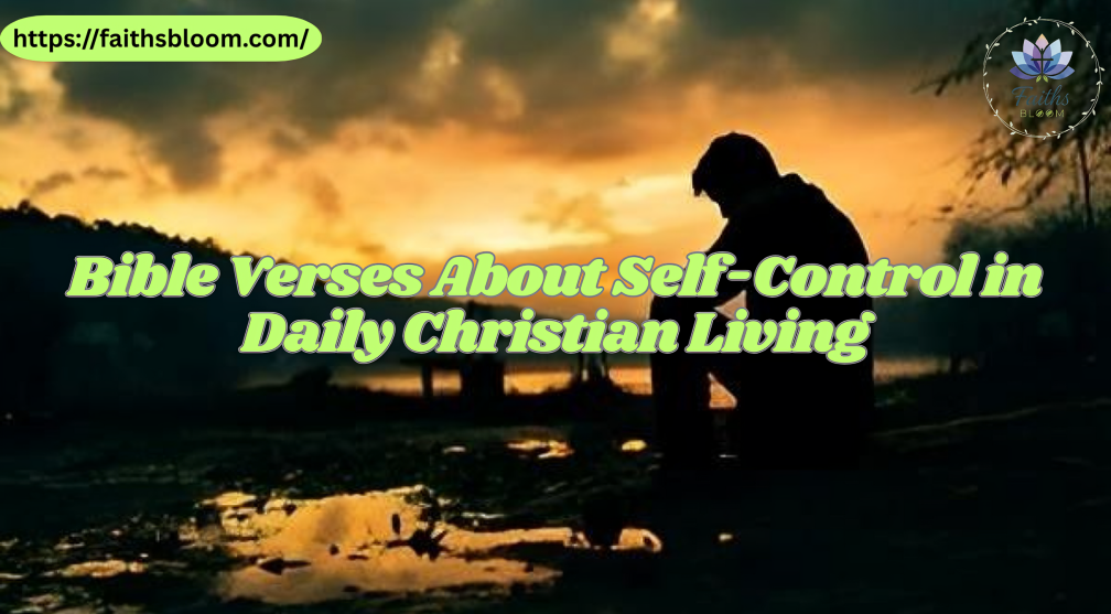 Bible Verses About Self-Control in Daily Christian Living