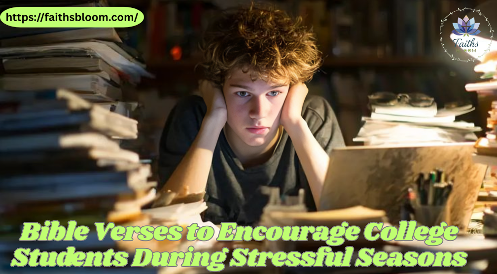 Bible Verses to Encourage College Students During Stressful Seasons