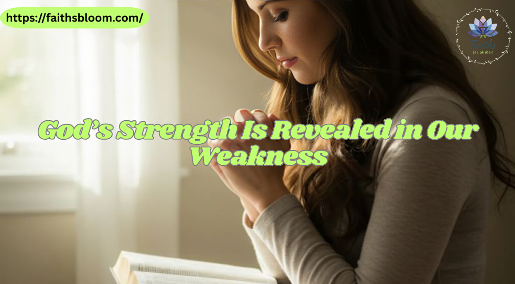 God’s Strength Is Revealed in Our Weakness