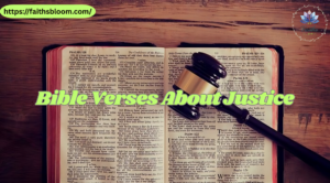 Bible Verses About Justice