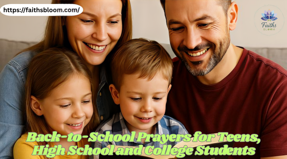 A Back-to-School Prayer for the Entire Family