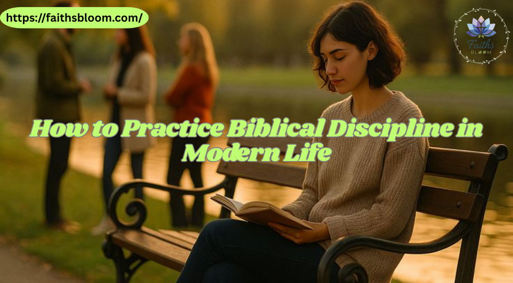 How to Practice Biblical Discipline in Modern Life