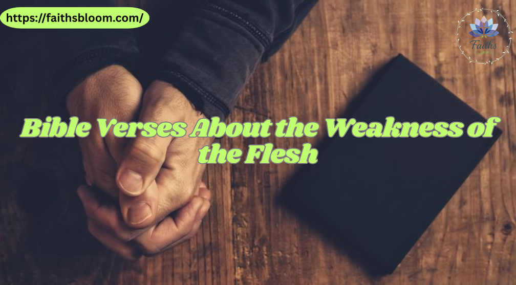Bible Verses About the Weakness of the Flesh