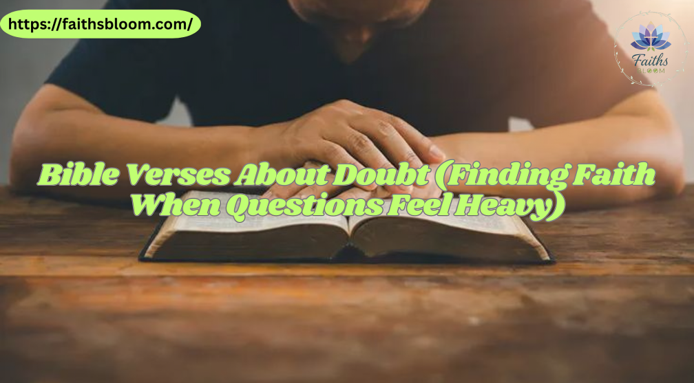 Bible Verses About Doubt (Finding Faith When Questions Feel Heavy)