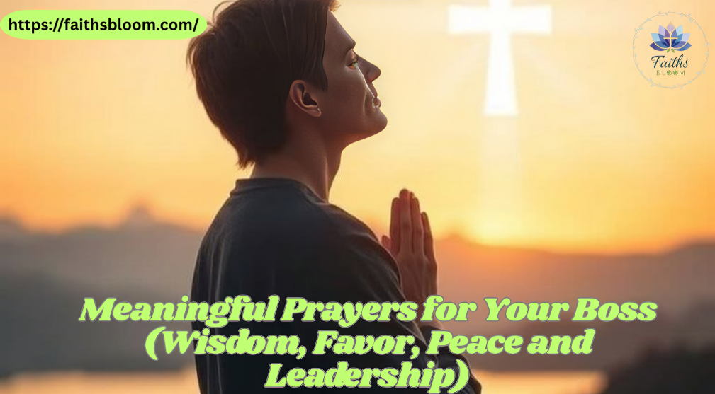 Meaningful Prayers for Your Boss (Wisdom, Favor, Peace and Leadership)