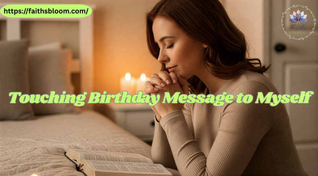 Touching Birthday Message to Myself