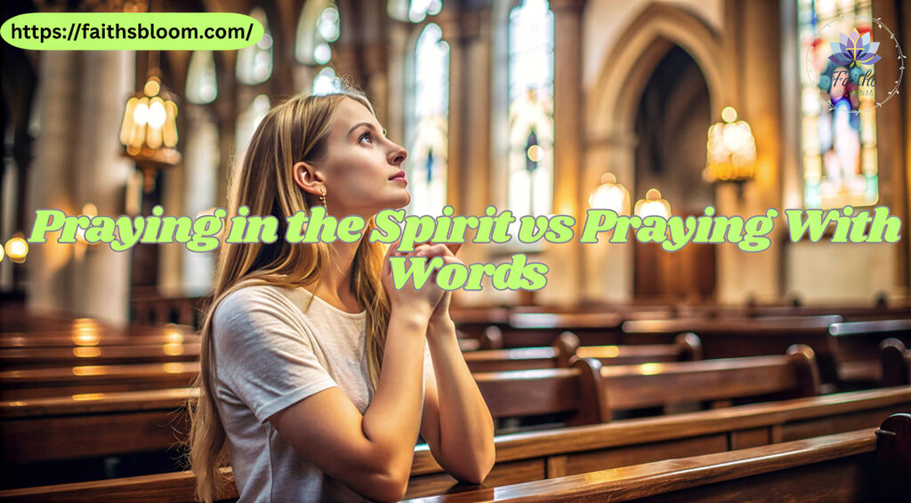 Praying in the Spirit vs Praying With Words